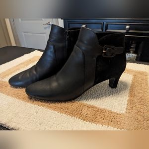 Cole Haan Women's Black Leather Boots, size 10